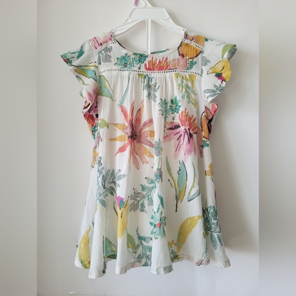 Old Navy Floral Dress and Smocked Playsuit Bundle Baby Girl 18-24 Months - Picture 2 of 15